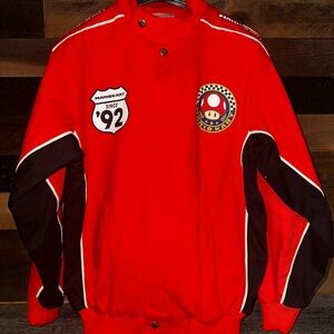 Nintendo Red Mario Kart Bomber Jacket